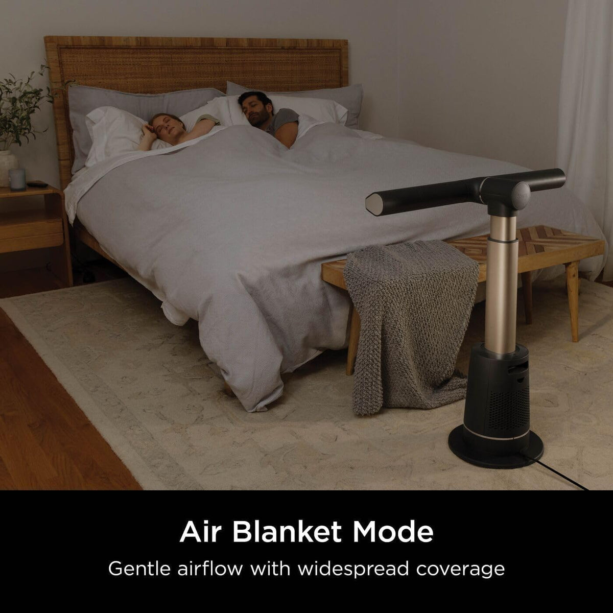 Shark TurboBlade Bladeless Turmventilator High Speed Multidirektional Projiziert Luft bis zu 20 Meter Leise Leistung 10 Geschwindigkeiten Schwenkbar 180° Oszillation Fernbedienung Timer Charcoal