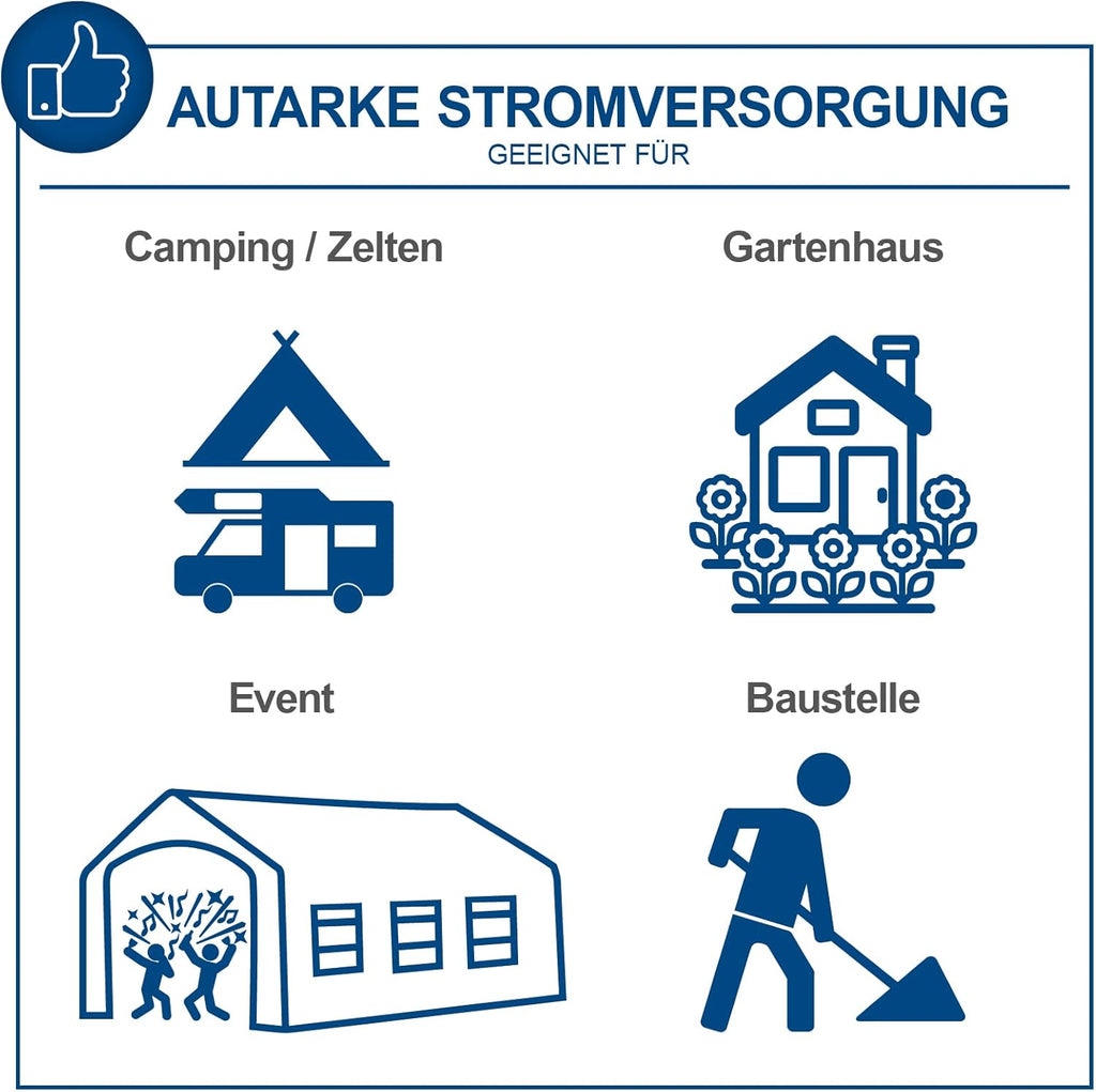 Scheppach Diesel Stromerzeuger | Elektrostart | 7,7PS | 5000W | 2x 230V, 1x 400V Steckdose | 16L Tank | AVR System | Stromgenerator SG5200D inkl. Fahrvorrichtung