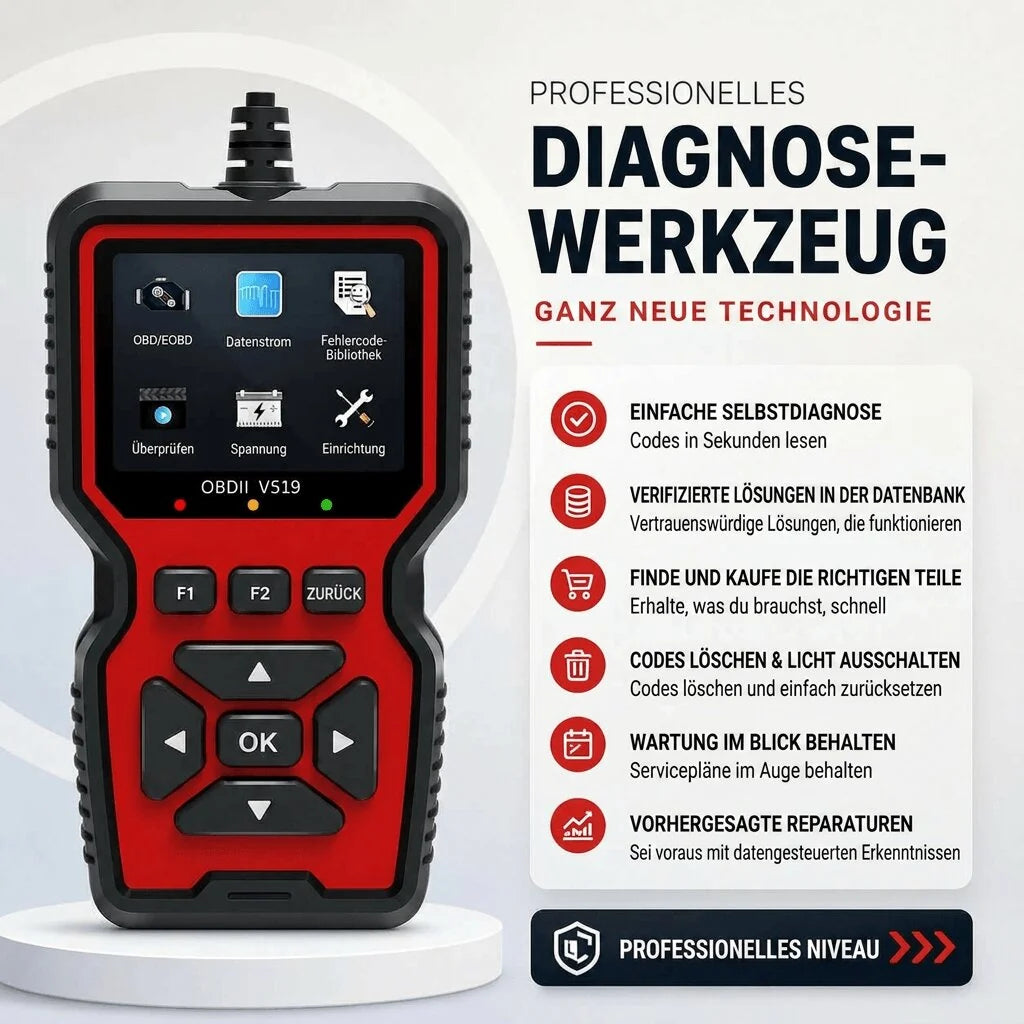 OBD2 Diagnosegerät mit Live Daten | Motordiagnost