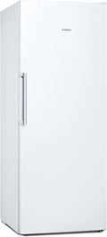 Siemens GS54NAWCV iQ500 Gefrierschrank, 176 x 70 cm, 327 L, noFrost nie wieder abtauen, bigBox Platz für großes Gefriergut, varioZone flexible Glas-und Schubladen, Weiß
