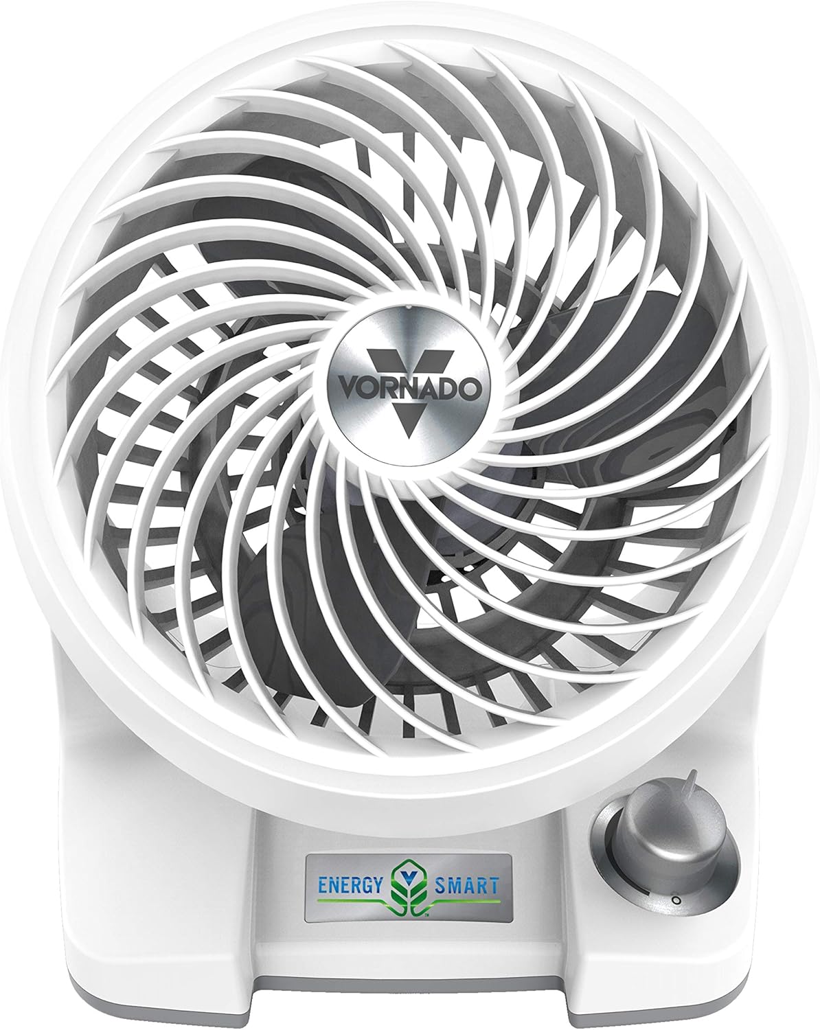 Vornado 133DC Energy Smart Compact Air Circulator Fan with Variable Speed Control, White