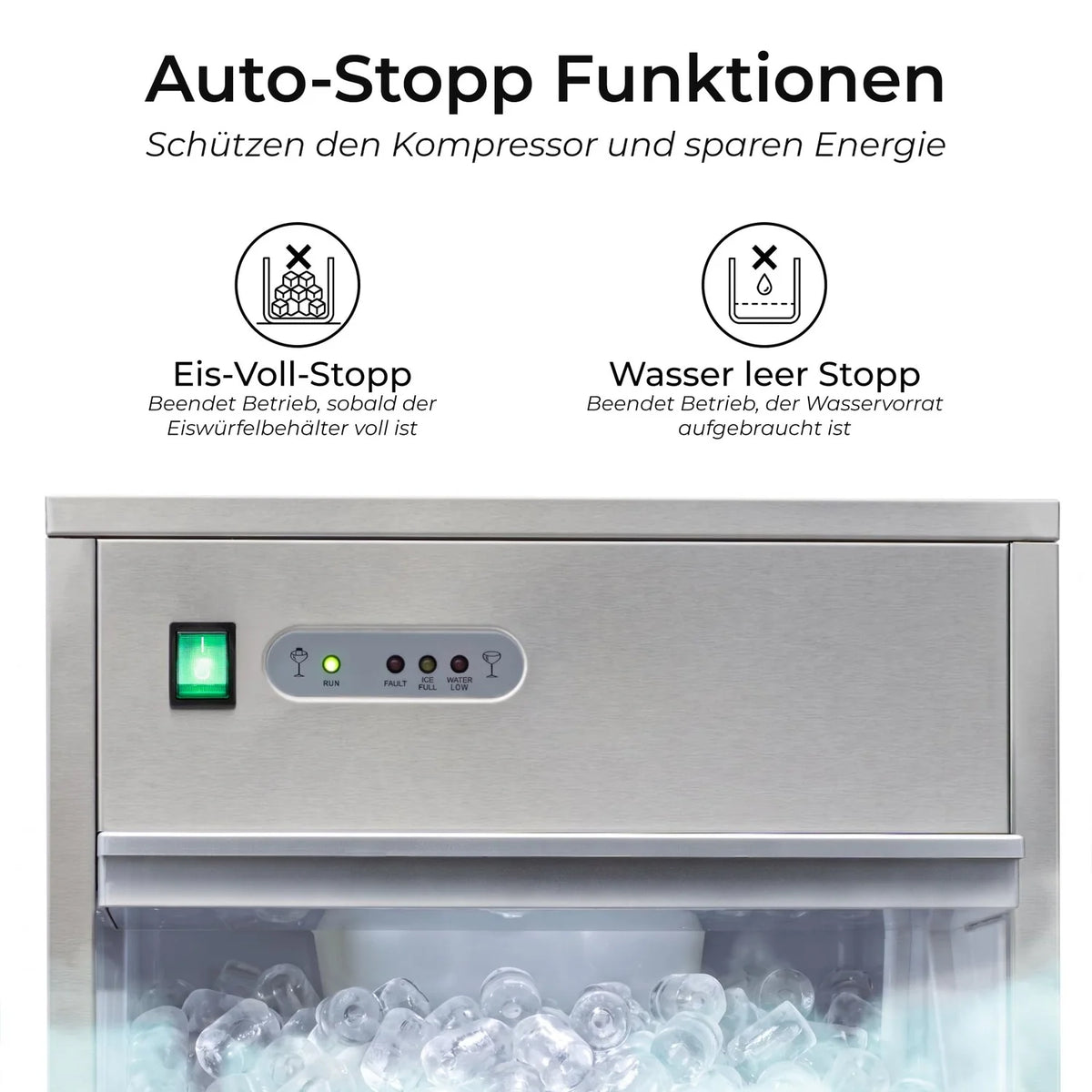 Power Eiswürfelmaschine