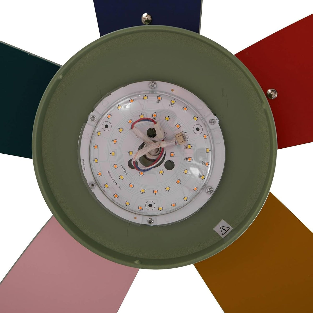 Lindby LED Deckenventilator mit Lampe Jonte dimmbar Leselampe (Modern) aus Metall (1 flammig,) - Ventilator Wohnzimmerleuchte
