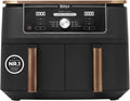 Ninja AF400EUCP Foodi MAX Dual Zone Heißluftfritteuse 9,5L – 6 Funktionen, 2470W, Kupfer/Schwarz
