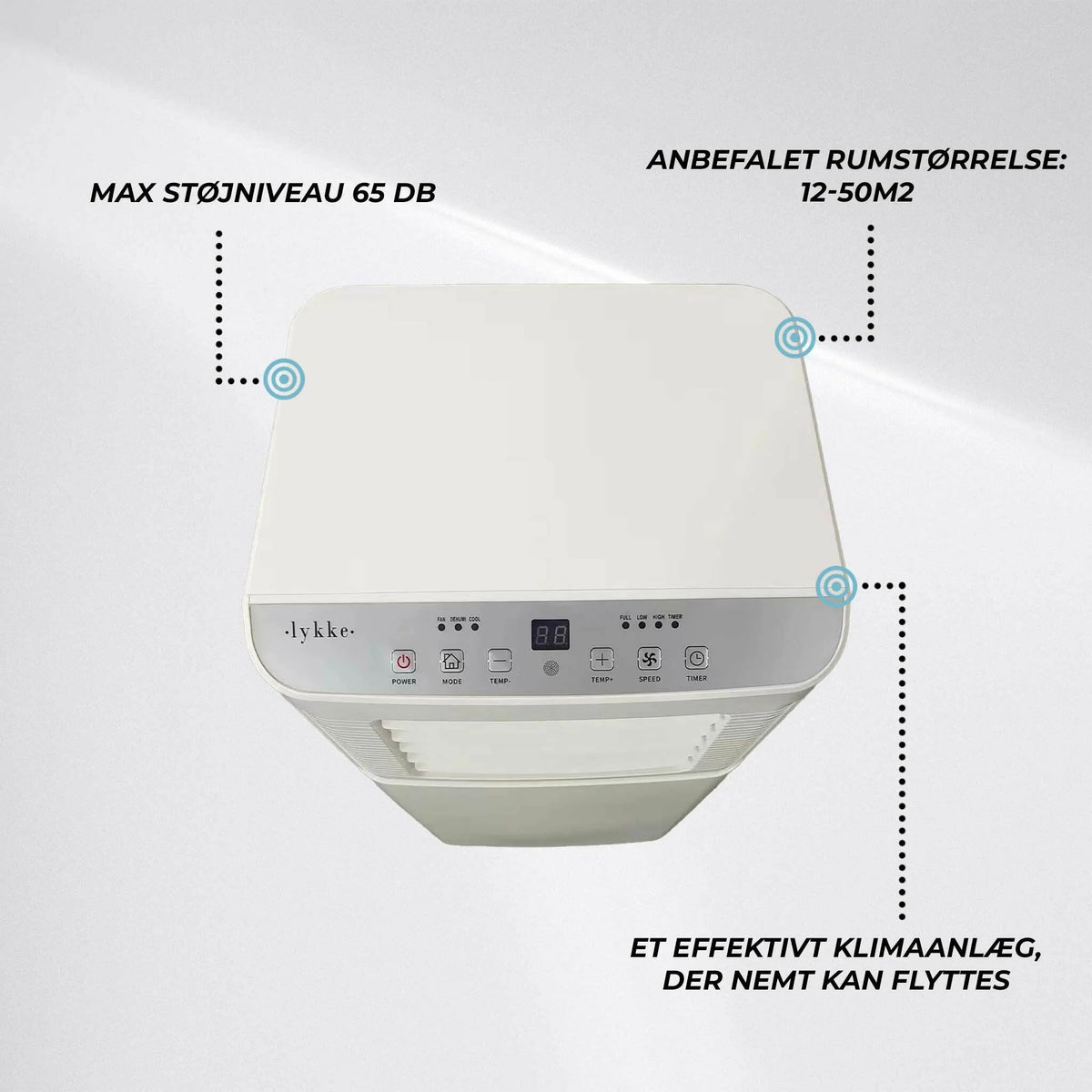 Lykke Mobile Klimaanlage Pro 3000, 9000BTU
