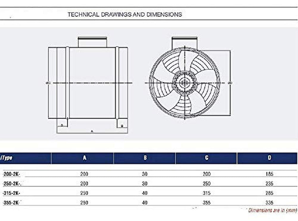 355mm Industrie Rohrventilator Kanallüfter Kanalventilator Rohrlüfter Rohrgebläse Rohrventilator Axial Ventilator Axialventilator Rohr Kanal Gebläse Metall-lüfter Kanalgebläse