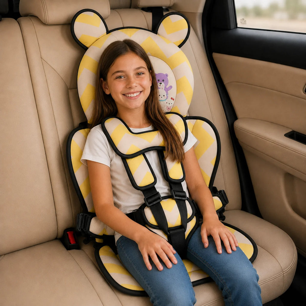 Kinderautositz im Bären Design | Flauschwacht