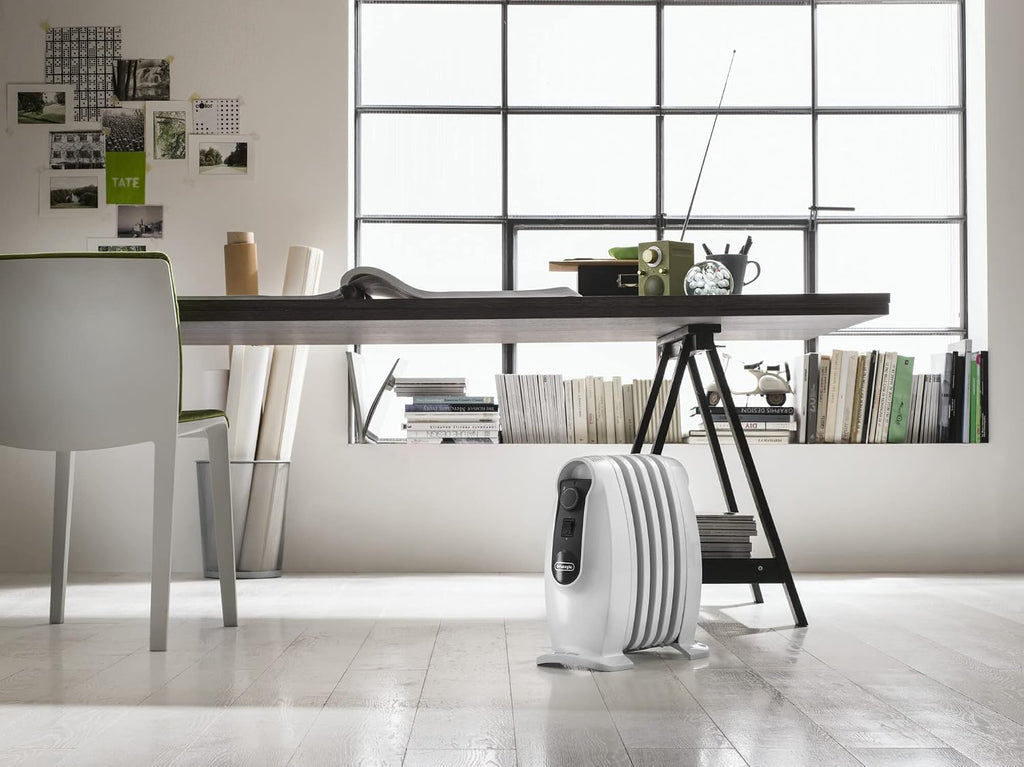 De'Longhi Radiator TRNS0808M – Kompakt mit stufenloser Temperaturregelung, 800 W Heizleistung und Frostschutzfunktion