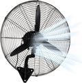 Wandventilator, Hochleistungs-Oszillationsventilator, Wasserdicht, Für Den Außenbereich, Geeignet Für Industrie, Gewerbe Und Privat – Einfarbig – 500 Mm, Einfarbig – 750 Mm, Einfarbig – 750 Mm