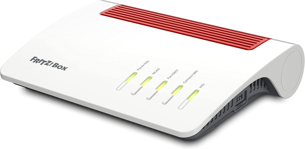 FRITZ!Box 7590 AX Exclusive Edition (Wi-Fi 6 DSL-Router 2.400 MBit/s (5GHz) & 1.200 MBit/s (2,4 GHz), inklusive SanDisk USB-Stick, WLAN Mesh, DECT-Basis, deutschsprachige Version)