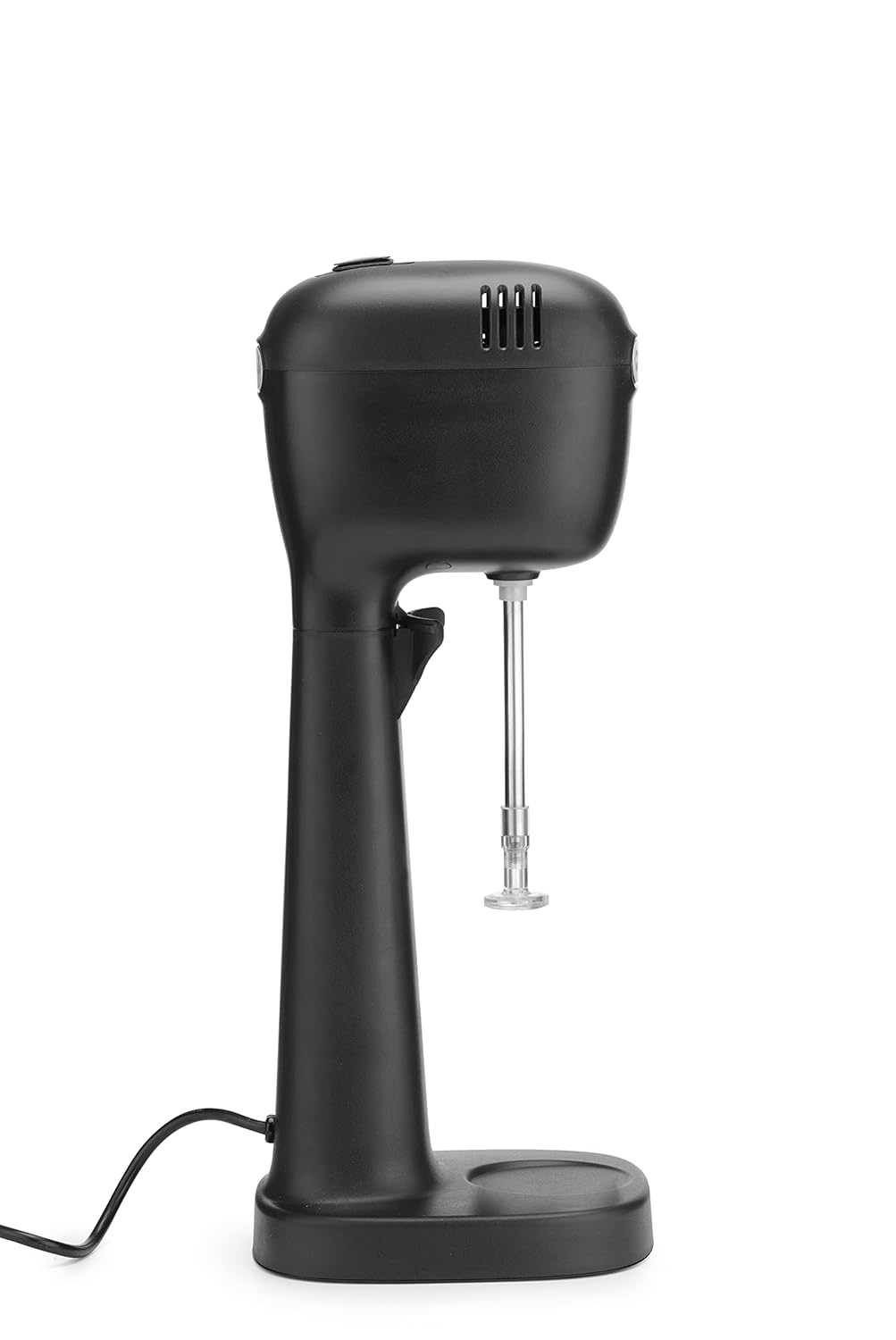 HENDI Milchshake Maker, Inkl. 2 Mixbechers (Edelstahl und Polykarbonat) und 4 austauschbaren Rührwerken, Drink mixer, Frappés, Getränkemixer, 230V/400W, 170x196x(H)490mm, Karamell