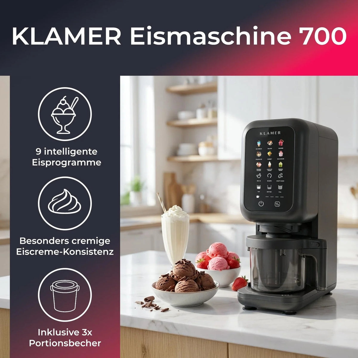 Eismaschine Micro Püree