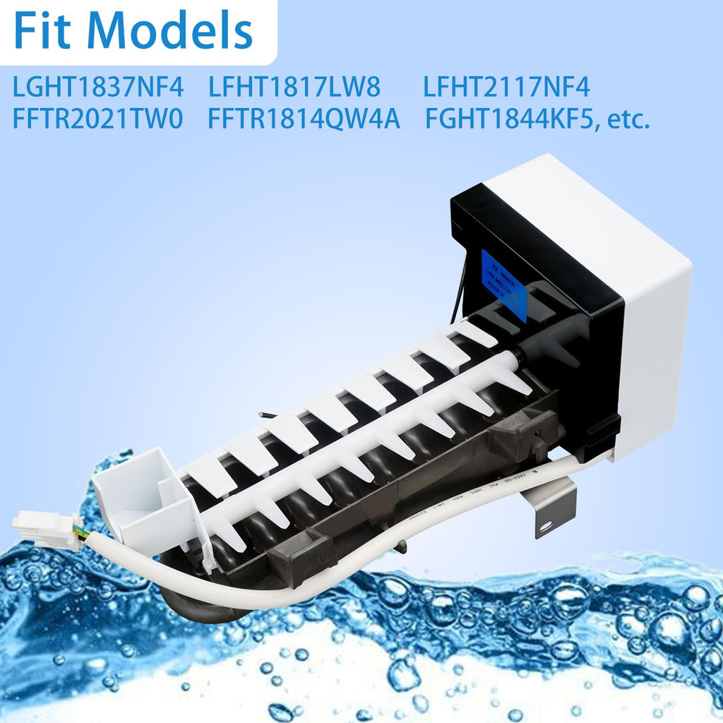 Kühlschrank-Eismaschine ersetzt JSI-26, kompatibel mit Frigidaire LGHT1837NF4 LFHT1817LW8 LFHT2117NF4 FFTR2021TW0 FFTR1814QW4A FGHT1844KF5