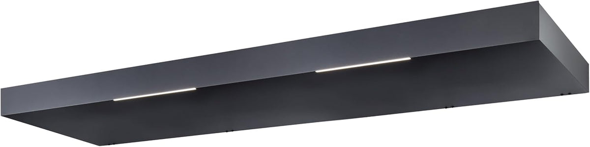 Gutta Rechteckvordach BS 250 Anthrazit | Maße: 250 x 90 x 15,5 cm (BxTxH)