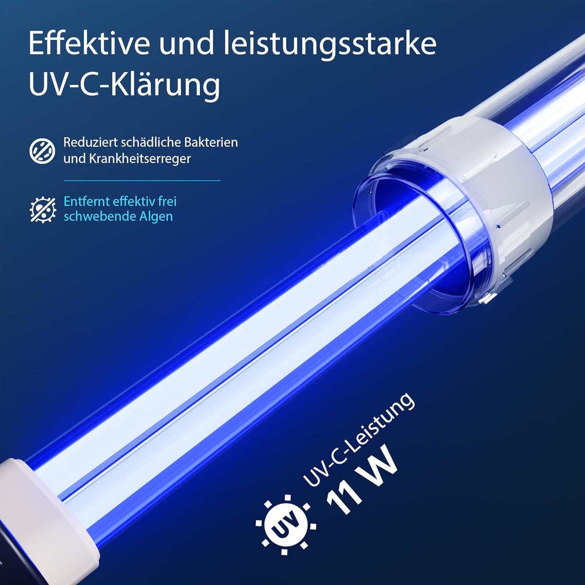 SunSun CPF-2500 Druckteichfilter 6000 l/h / 11 W UVC Einheit, Teichdruckfilter für Teiche bis 6000 Liter, Teichklärer, Filteranlage