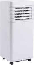 BE COOL Mobiles Klimagerät 7000 BTU mit WLAN, 3in1 Klimaanlage zum Kühlen, Entfeuchten & Lüften, für Räume bis 24 m², Fernbedienung, Timer, Schlafmodus, Energieklasse A, Weiß