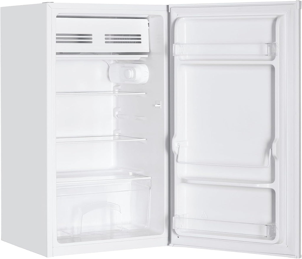 CANDY COHS 38E36W Tischkühlschrank, 90 l Nettoinhalt, Wechselbarer Türanschlag, verstellbare Glasbalagen, Innenbeleuchtung, Weiß