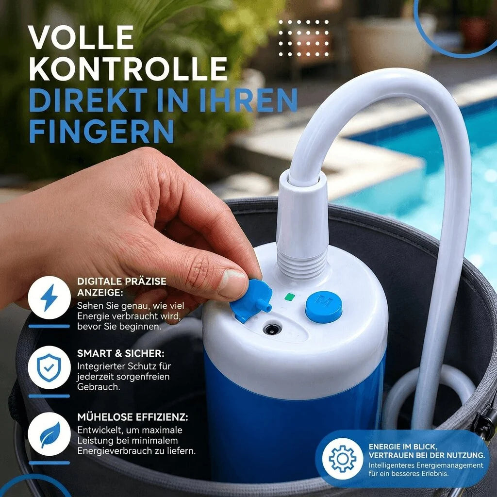 Campingdusche mit Akku Pumpe | Quellkaskade