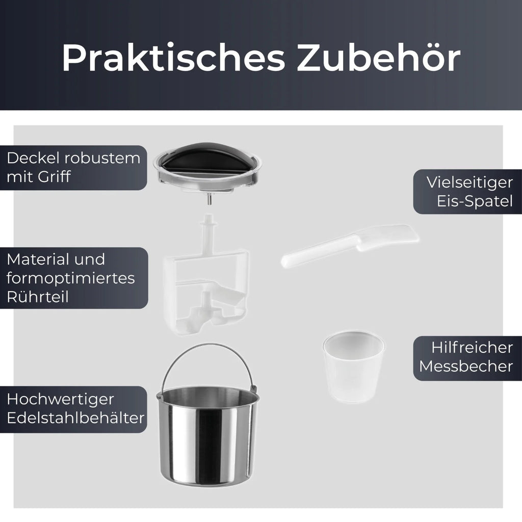 Eismaschine Kompakt 1.5L