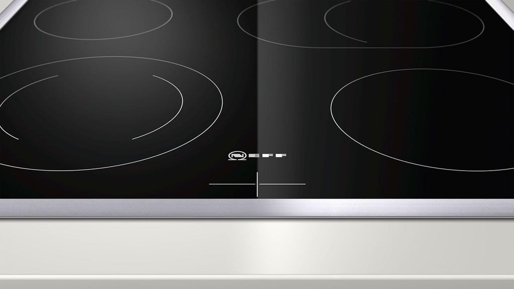 NEFF EDX4P0, Herd-Set bestehend aus E2CCG6AN3 Herd, 60 x 60 cm, Pyrolyse-Selbstreinigung, CircoTherm, LED-Display  und  M13R42N2 Elektrokochfeld, Bräterzone, Edelstahlrahmen