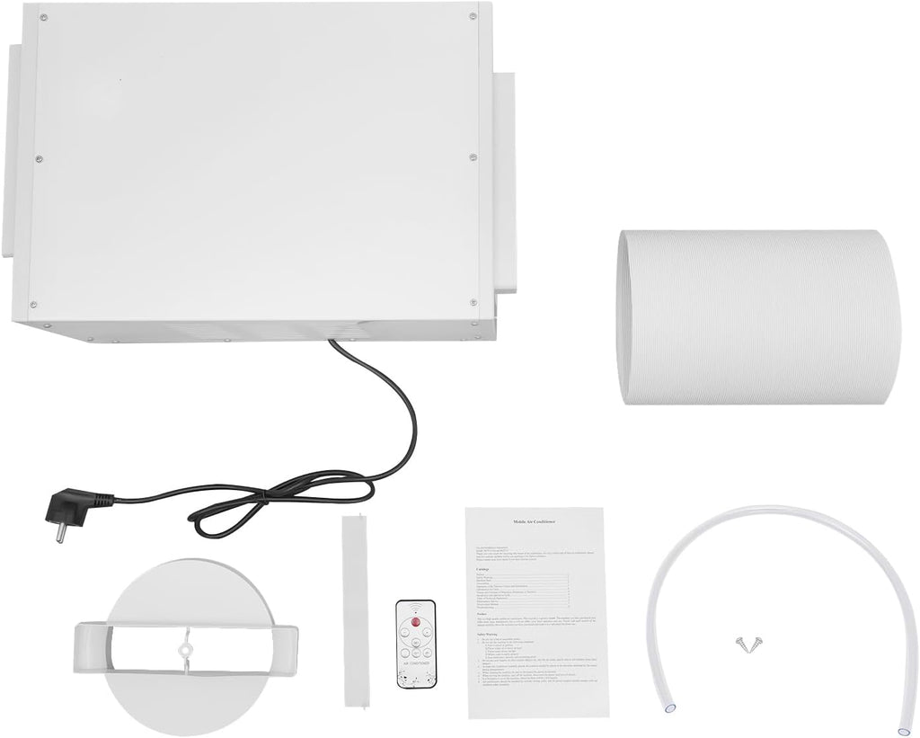 280W Mobiles Klimagerät 220V EU-Stecker, Tragbares Kühlgerät mit 12H Timer Fernbedienung für Schlafzimmer Wohnzimmer Büro