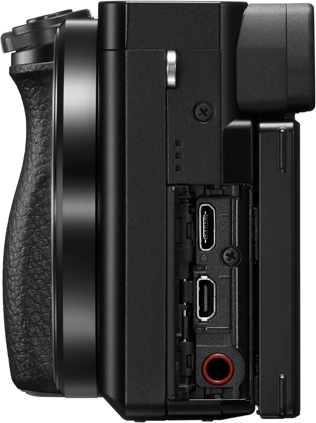 Alpha 6100 | APS-C Spiegellose Kamera | Bundle mit 16-50mm & 55-210 Objektiv | Schneller 0,02s Autofokus mit Augenerkennung für Mensch und Tier, 4K-Filmaufnahmen und neigbares Display
