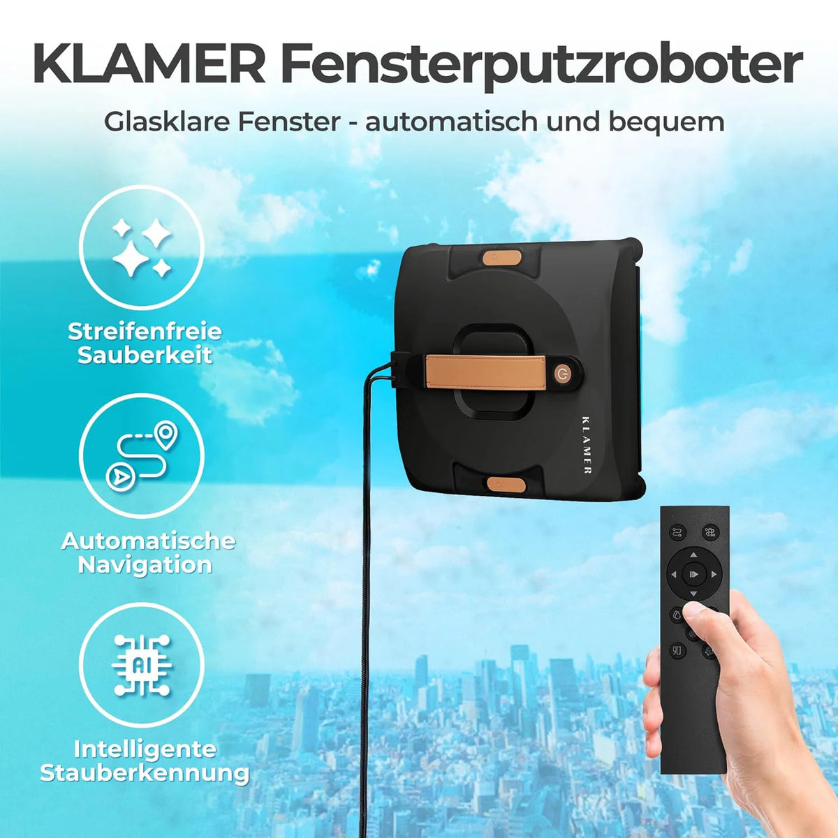 Fensterputz-Roboter