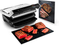 Tefal OptiGrill Elite XL Kontaktgrill, 16 Programme, Digitales Display mit Garstufenanzeige, abnehmbare XL-Platten, Grillboost-Funktion, intuitive Bedienung, Elektrogrill, Edelstahl, GC760D12