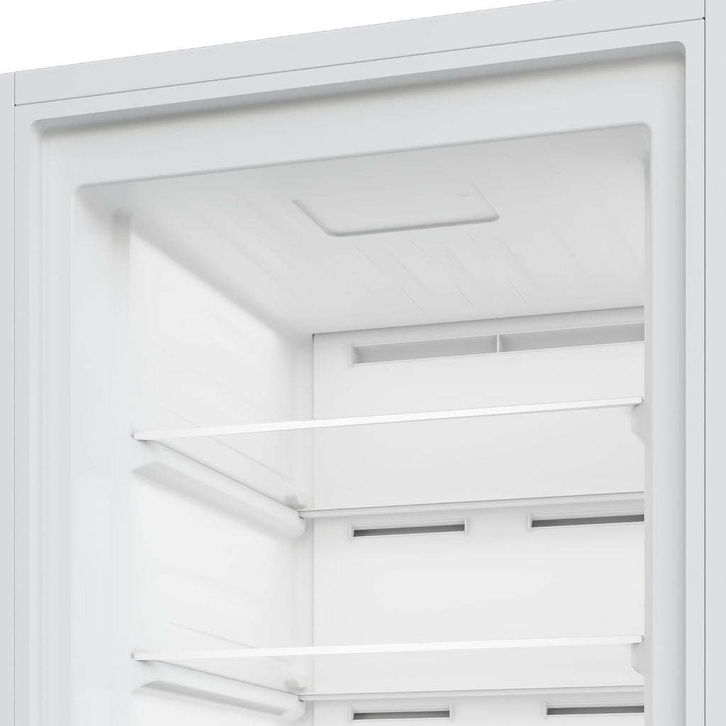 Beko B7RFNE316W Gefrierschrank, 286 l Nettovolumen, No Frost, Schnellgefrierfunktion, Multifunktionsdisplay, 5 Gefrierschubladen + 3 Fächer, 34 dB (A), in unbeheizten Räumen nutzbar, Weiß