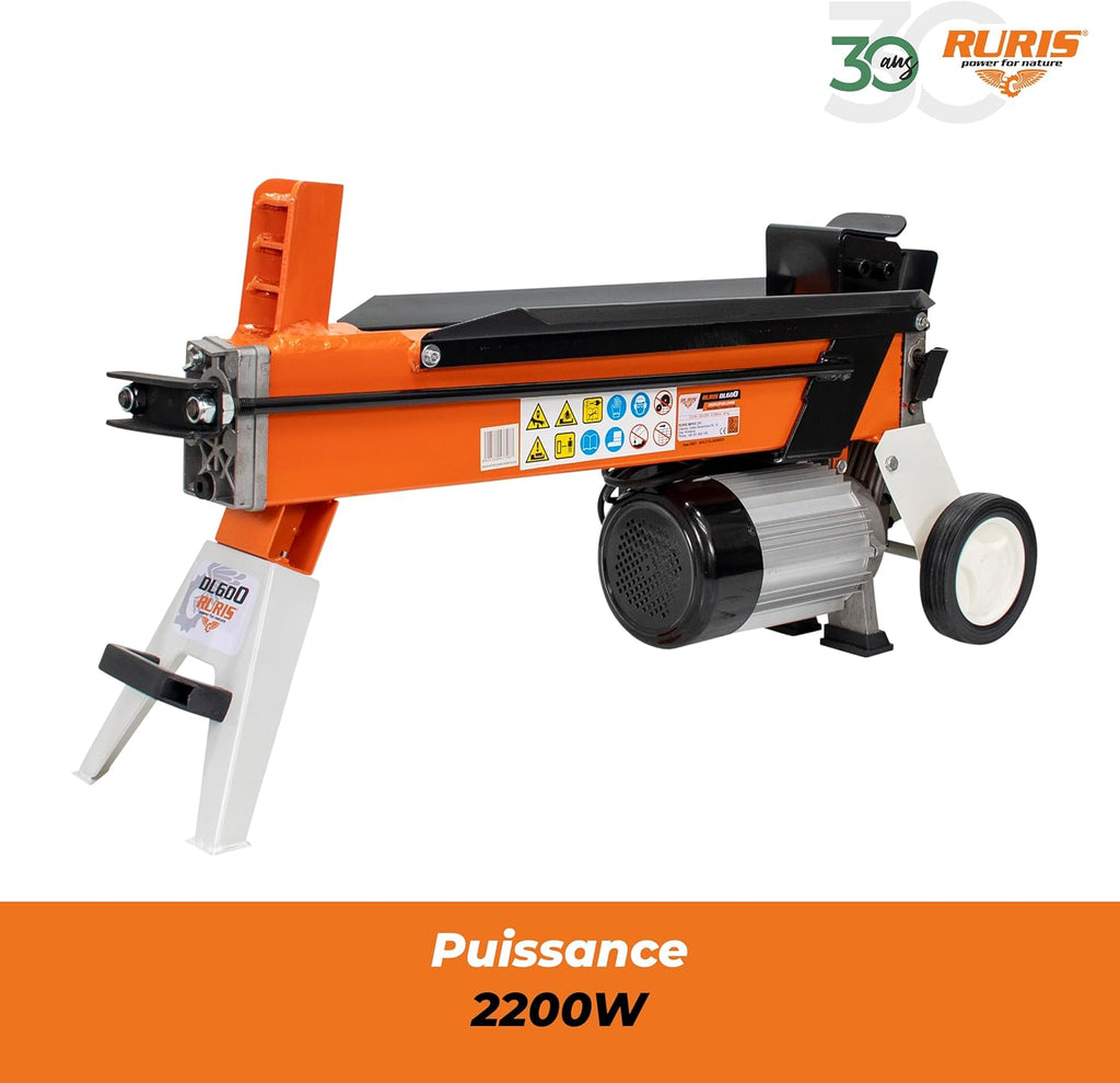 RURIS Elektrischer Holzspalter DL600
