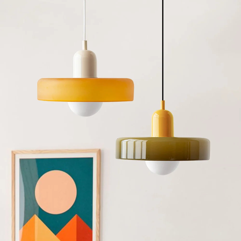 Sandsberg | Glas-Pendelleuchte | Hängeleuchte im Bauhaus-Stil