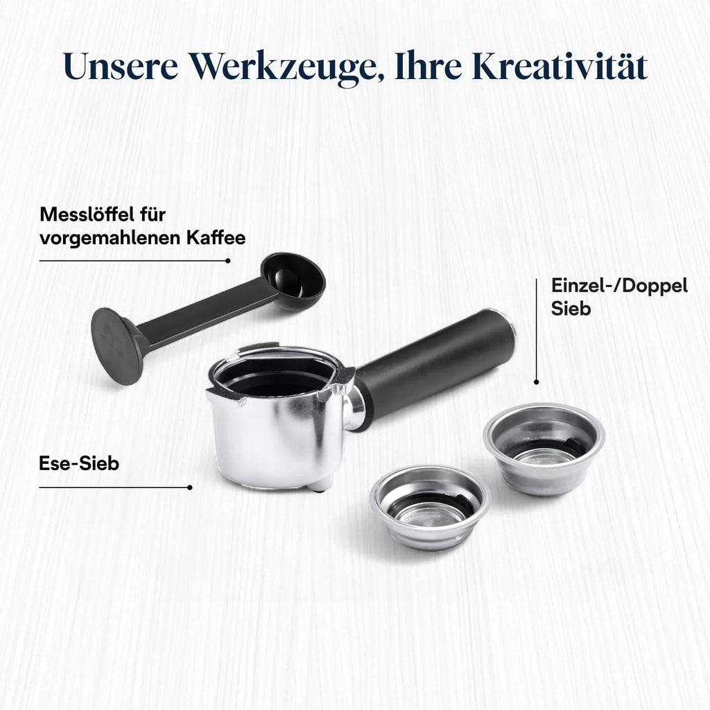 De'Longhi EC 685.M Dedica Style Espressomaschine 1L – 15 bar, Milchschaumdüse, 15cm, Metall
