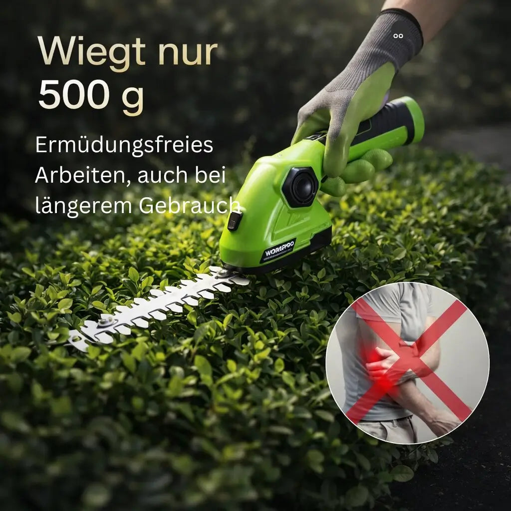 Akku Heckenschere 2-in-1 | Hedgeva