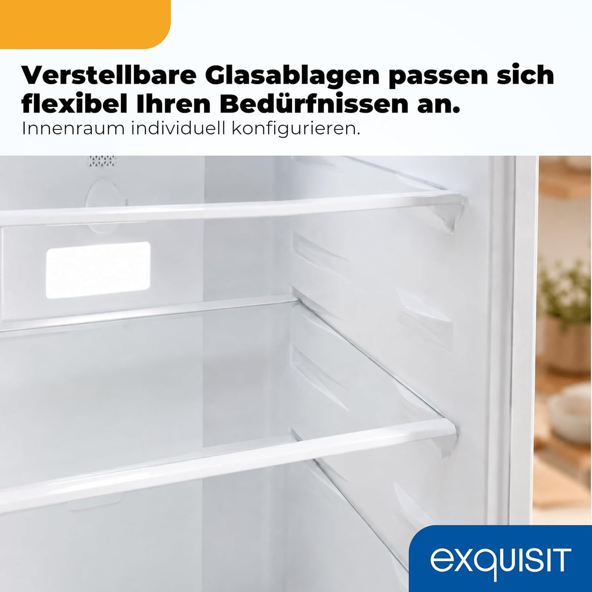 Exquisit Kühl-Gefrierkombination 253 l No Frost | Energieklasse C | leise 39 dB | schmal 54,5 cm | Schnellgefrieren | KGC5265-70-NF-040C weiss | Weiß