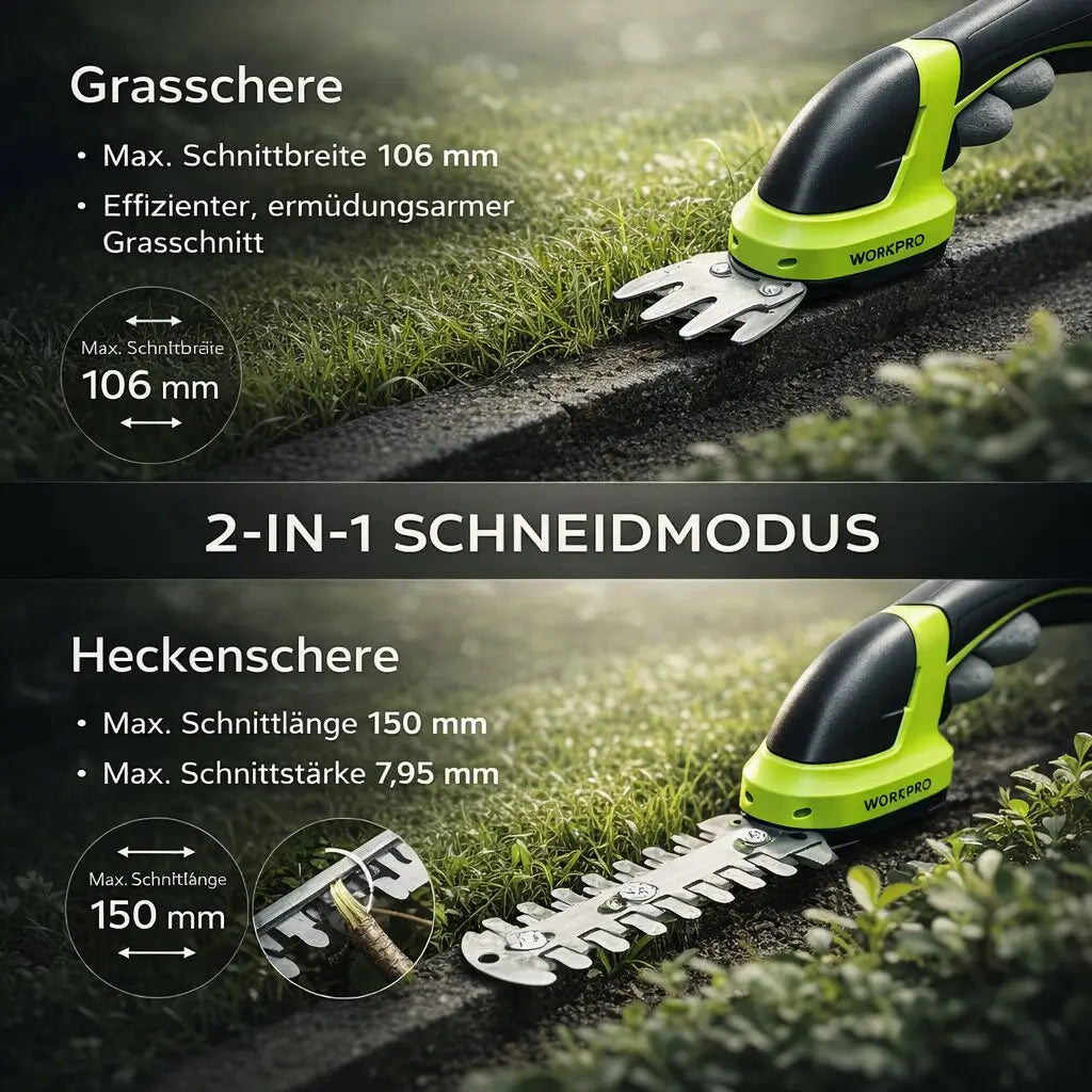 Akku Heckenschere 2-in-1 | Hedgeva