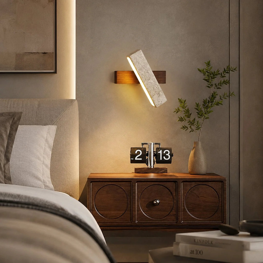 Travertin Wandleuchte | Travertique