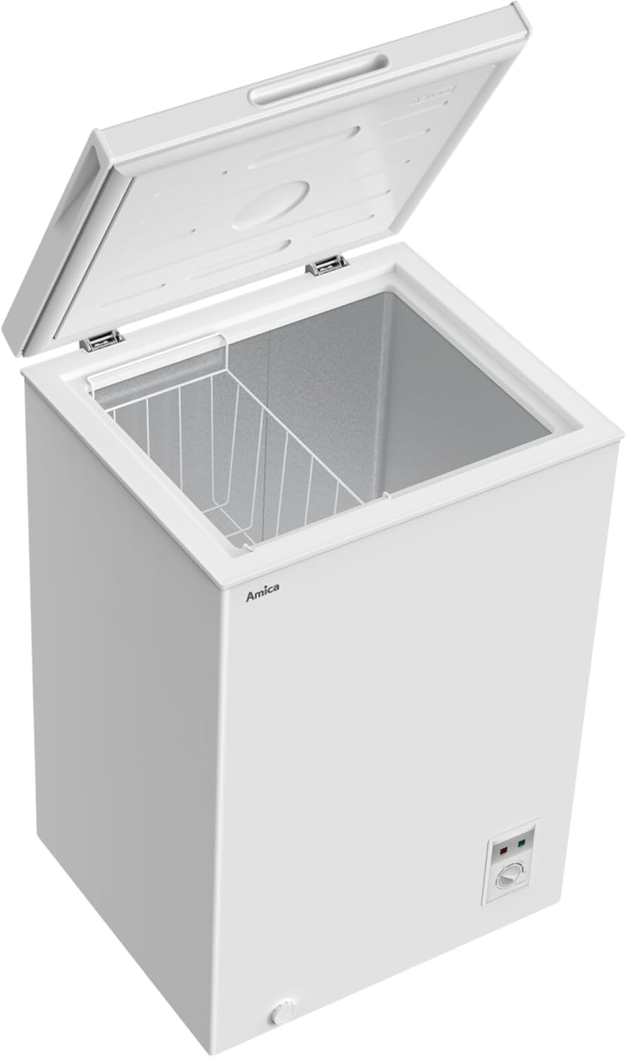 Amica GT 311 105 W Gefriertruhe / Weiß / 100 Liter / elektronische Steuerung / 1 Gefrierkorb