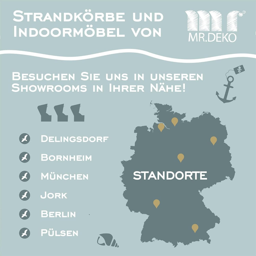 Strandkorb Ostsee Wacholder PE Schwarz | 2 Sitzer wetterfest | Volllieger Hartholz Zweisitzer | Roofed Wicker Beach Chair Garten | Strandkörbe Balkon | Strandstuhl (Dessin Grau Kariert)