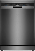 Siemens SN23EC03ME iQ300 Freistehender Geschirrspüler, 60 cm breit, varioFlex-Korb und varioSchublade, varioSpeed Plus, Favoritentaste, autoOpen dry, aquaStop, iQdrive, Home Connect