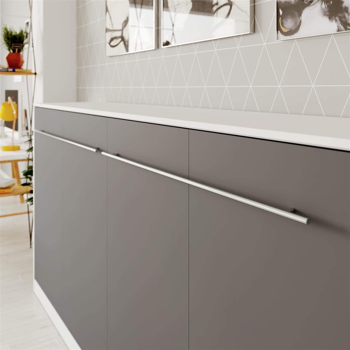 SMARTBett Schrankbett Standard Weiss/Anthrazit 90 Horizontal