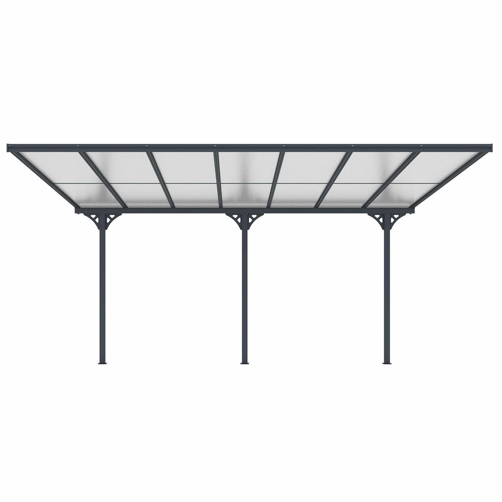 Fornorth Terrassenüberdachung 435x300x225-270cm