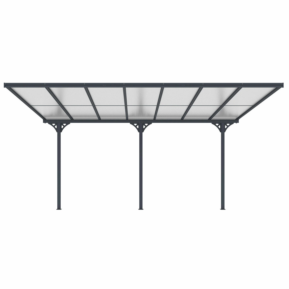 Fornorth Terrassenüberdachung 435x300x225-270cm
