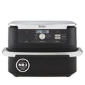 Ninja AF500EUCP Foodi FlexDrawer Heißluftfritteuse 10,4L – 7 Funktionen, Dual Zone, 2470W, Schwarz/Kupfer