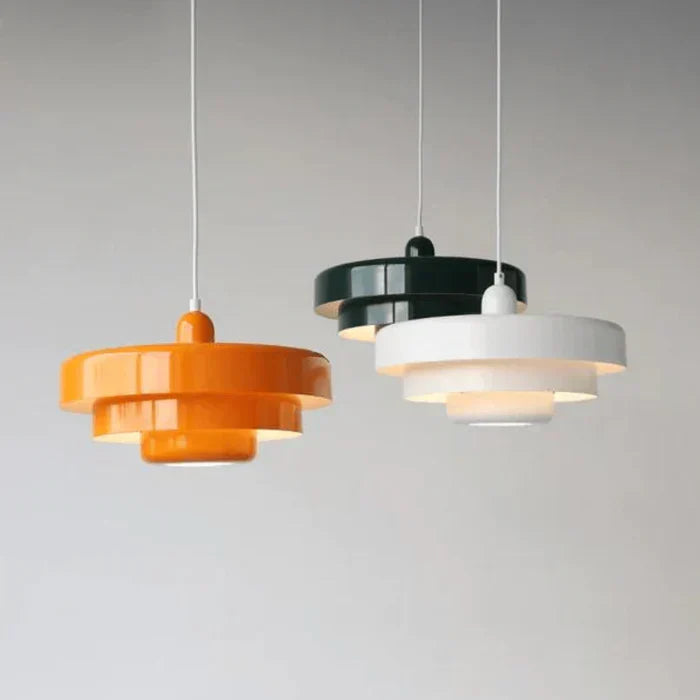 Sandsberg | Vintage LED-Pendelleuchte | Mehrschichtiges Metall im nordischen Design | Mehrere Farben