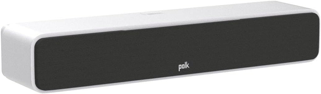 Polk Audio SIGS35CELWT Signature Elite ES35 Centerlautsprecher, schlanker, hochauflösender Center Lautsprecher, Hi-Res Zertifiziert, Dolby Atmos und DTS:X kompatibel, Weiß
