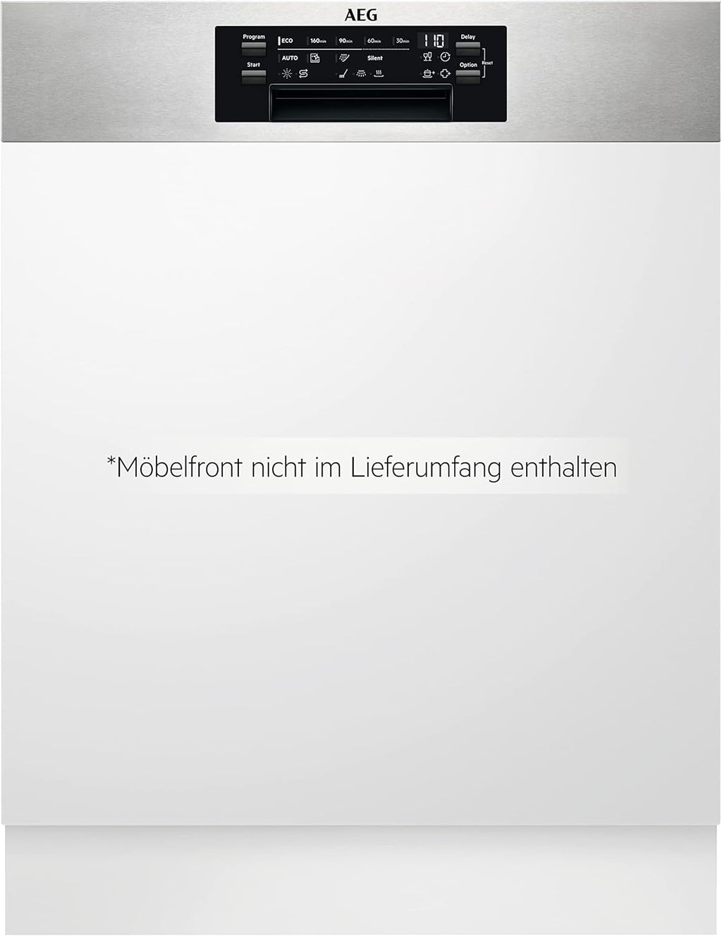AEG Teilintegrierter Geschirrspüler 60 cm/Serie 7000 - Glasschutz/Energieklasse A-10% / MaxiFlex Besteckschublade/Innenbeleuchtung/leise 40dB / ComfortRails / 14 MG/Wasserstopp / FEE7770APM