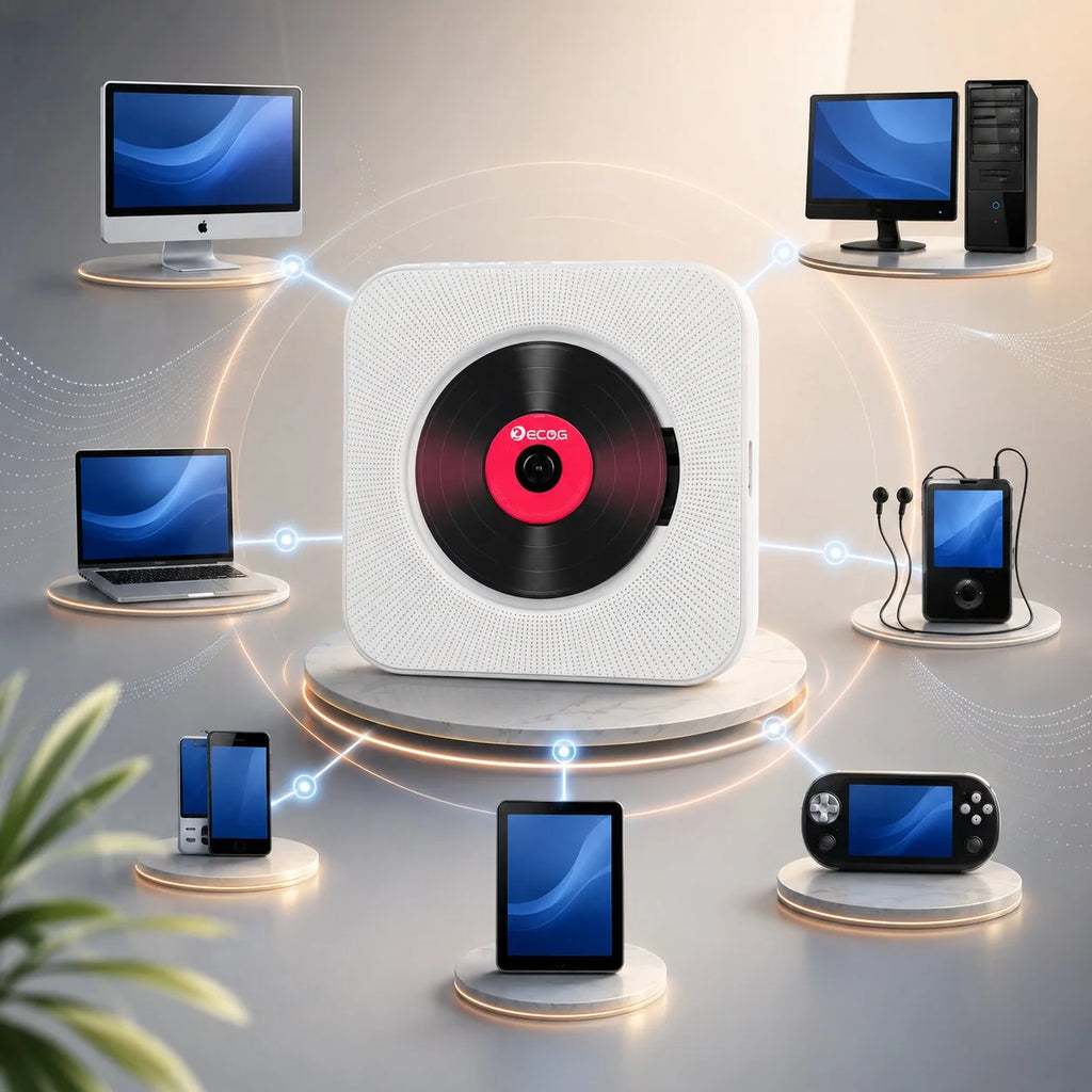 CD Player mit Bluetooth Lautsprecher | Edelsonic