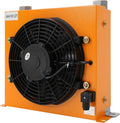 Hydraulischer Luftkühler 12V Hydraulikluftkühler 120W 100L/min Luftgekühlter Kühler Ölkühler mit 6000 Kcal/h Kühlkapazität, für Bagger, Landmaschinen, Traktoren, Hydraulikmechanismen