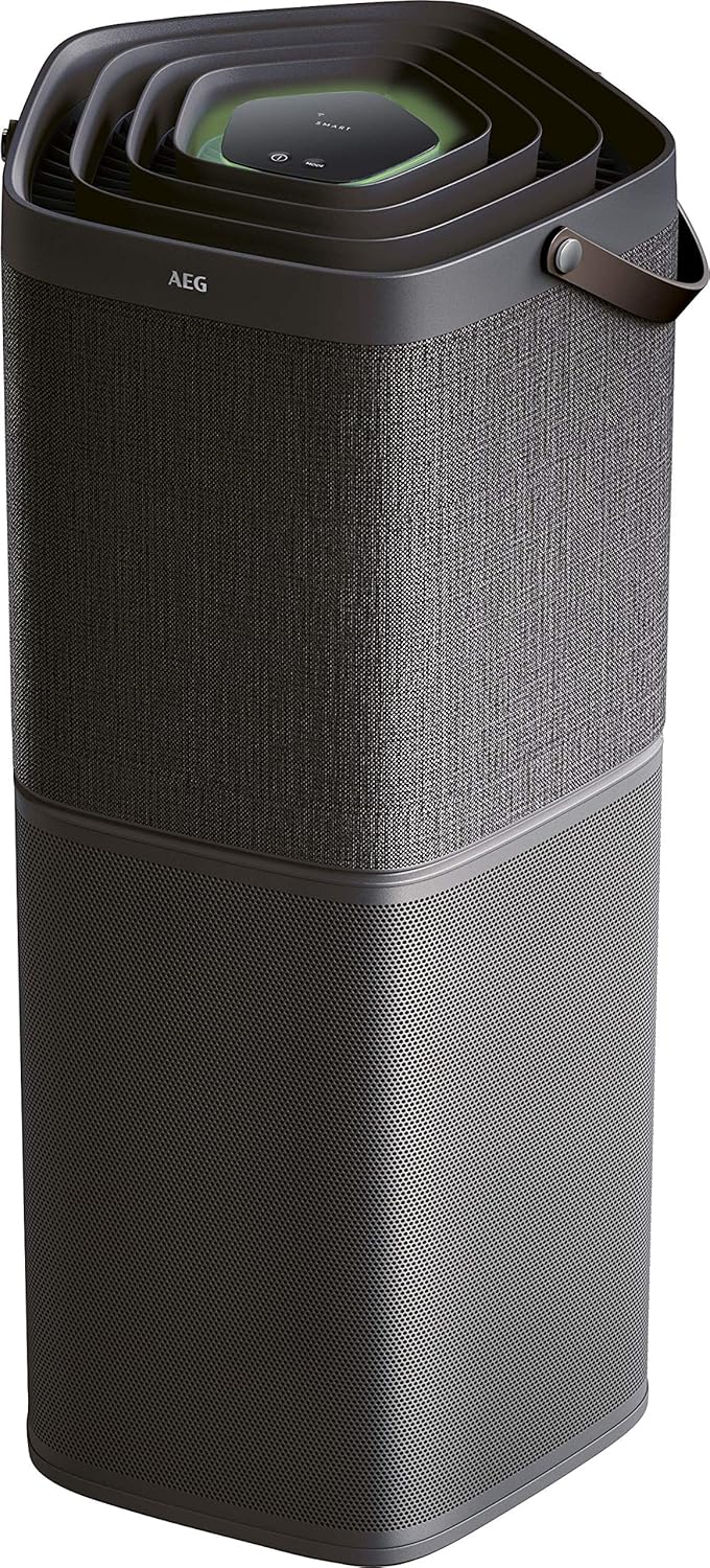 AEG AFDBTH6 Filter BREATHE360 (Passend für AX91-604DG & AX91-604GY Luftreiniger, reduziert 99% der Pollen und 99,9% der Bakterien, reine Luft, optimale Filtration, lange Lebensdauer, grau)