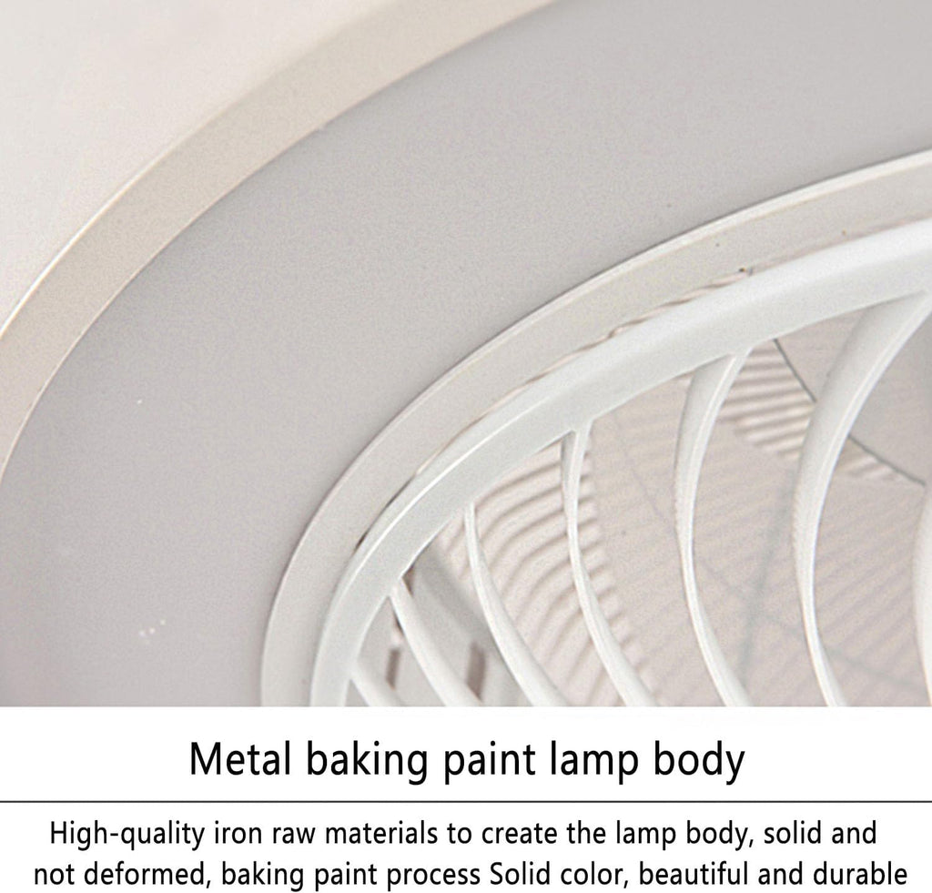 ASJK Deckenventilator mit Licht, Modern LED Dimmbar Deckenleuchte mit Ventilator und Fernbedienung Leise 72 W, 7200 lm, für Wohn, Schlaf- und Esszimmer, 6-Gang, Timer, Schwarz
